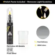 Touch Up Paint For Lotus All Models HY100 Frost Silver With Polish Paste