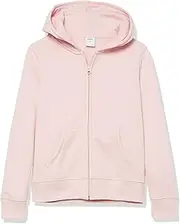 Amazon Essentials Girls' Fleece Zip-Up Hoodie Sweatshirt