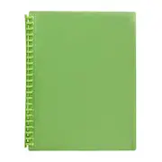 Marbig Clearview Refillable D/Book 20Poc Trans Lme