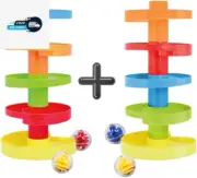 Weofferwhatyouwant Educational Ball Ramp – Use 2 Ramps or Build 1 Big Tower – Mo