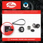 Drive Belt Kit fits AUDI A3 8P1, 8P7, 8PA 1.4 1.6 03 to 13 CAXC Set Gates New