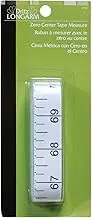 Dritz Longarm 3712 Zero Center Tape Measure, 3/4 x 144-Inch, White