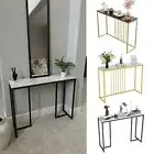 Exclusive Marble Console Table Ultra Long Entryway Table Slim Narrow Sofa Table