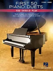 Hal Leonard First 50 Piano Duets You Should Play Book