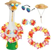 Porch Geese Clothes | Hawaiian Animal Outfit - Hawaiian Lei Porch Yard Lawn Geese Clothes Costumes for Outdoor Decoration