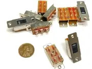 10 Selector Select Slide Switch DPDT 2P2T Voltage AC 110V 220V power supply E20
