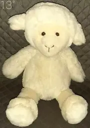 The Manhattan Toy Company Beige 13" Sheep Stuffed Plush Animal Toy Play Doll