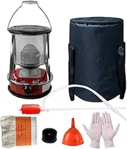 Small Kerosene Heater - Outdoor Heaters for Kerosene - Japanese And Korean Kerosene Heating Stove, Non-Electric Warmer Multi-function Handheld Kerosene Heating Stove for Camping
