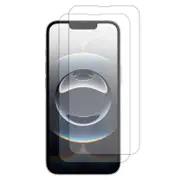 2 Pack MEZON iPhone 16e (6.1") Clear Tempered Glass Screen Protectors