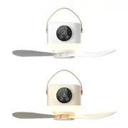 USB Power Portable Fan Light For Camping Dorms With Remote Control Adjustment