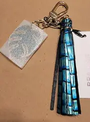 New With Tag Brahmin Peacock Palm Leaf Tassel