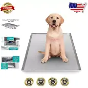 Chew-Proof Replacement Tray for Dog Crates 35.375" x 21.875", Easy Slide Design