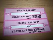 2 ABC Poison Arrow / Tears Are Not Enough Jukebox Title Strips