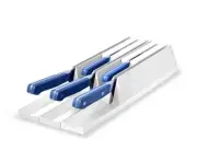 NEW Lot of Misen Modular Knife Storage Custom Blocks 2 Small & 3 Large Pcs White