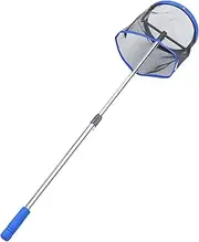 Table Tennis Ball Picker Tennis Bag Tennis Picker Table Tennis Retriever Upper Pick up Net Bag Racket Golf Balls Ball Catcher Pong Collector Golf Ball Picker Blue Stainless Steel