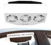 Car Exhaust Fan - Car Solar Power Air Vent Radiator Fans - Safe Cooler Vehicle Outlet Purifier For Door, Frontseat and Backseat