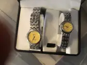 Geneva Watch Set for Women and Men