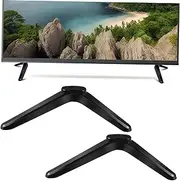 VALICLUD 2Pcs Fixed Tv Mount Stand Plastic Tabletop Bracket for Tvs Easy Installation Stable Support Tv Pedestal Holder with Screws