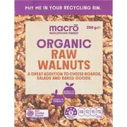 Macro Organic Natural Walnuts 250g