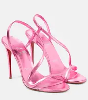 [Christian Louboutin] Christian Louboutin Rosalie 100 leather sandals AU 11 pink