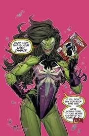 WHAT IF…? VENOM #1 JONBOY MEYERS 1:100 Virgin Ratio Variant SHE-HULK