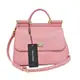[二手] 【日本直送】Dolce & Gabbana Sicily BB6002A1001 女士皮革手提包，肩背包粉紅色米色