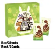 Hayao Miyazaki Collectible Card CCG Anime Studio Ghibli 3 Pack Gift Box new