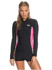 Roxy Women's Spring Wetsuit 1.5mm Pop Surf Long Sleeve Shorty Surf Suit