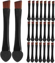 FOMIYES Dual-ended Eyebrow Brush Angled Flat Brush for Makeup for Men Women Set of 2