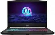 MSI Katana A15 AI B8VF 2024 Gaming Laptop 15.6" FHD IPS 144Hz 8-Core AMD Ryzen 7 8845HS 32GB DDR5 1TB SSD NVIDIA GeForce RTX 4060 8GB GDDR6 Wi-Fi 6E RGB Backlit Keyboard Win11 Home w/ONT 32GB USB