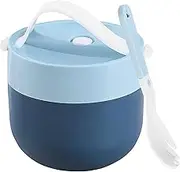 Insulated Soup Container, Portable Food Bowl, Large Capacity Soup Container with Spoon for Home, Travel, Picnic, School, Workplace