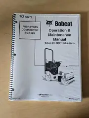 Bobcat IR BCA12S Vibratory Compactor (SN 491611050 & UP) Operation Manual