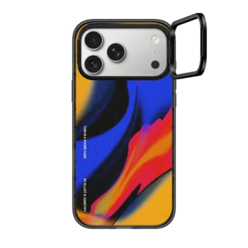 iPhone 17 Pro Max Impact Ring Stand Case MagSafe Compatible Gradient Warp - Elliot Ulm