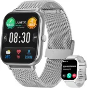 Smart Watch for Men Women Fitness: 1.83 Inch Bluetooth Call Smartwatch with Bloo