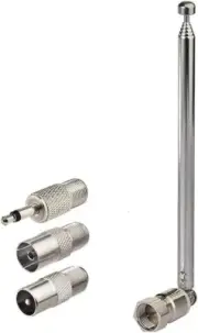 FM Radio Antenna Telescopic 50cm 6-Sections for Wave Music System Bluetooth