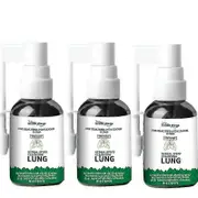 3x Lung For Smokers Clear Congestion Anti Solution Stop Snore Relief