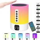 Sound Machine with Night Light Bluetooth Speaker, Bluetooth Alarm Clock for Kids