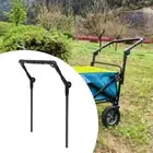Foldable Wagon Push Handle Equipment Push Pull Bar for Camping Garden Picnic