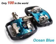 MKS US-S Bicycle Pedals CMWC Limited Ocean Blue Left&Right Split Binding System