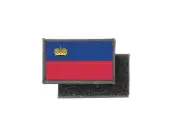 Flag patch printed badge country liechtenstein