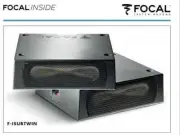 Focal ISUB TWIN Subwoofer Pair Underseat Passive Subwoofer 2 X 200 Watt