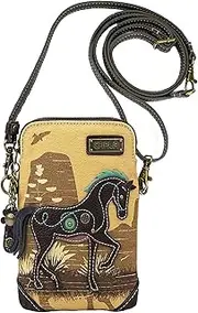 [CHALA] Handbags Safari Cellphone Crossbody Handbag - Convertible Strap