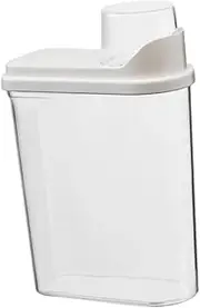 GALPADA 1Pc Bucket Sealed Food Storage Container with Double Design for Pet Food Dry Goods and Rice Easy to Clean Transparent Storage Case