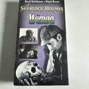 Sherlock Holmes Film Classic "Woman In Green" Basil Rathbone Nigel Bruce VHS