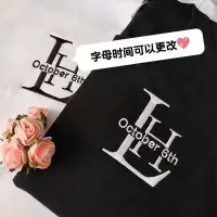 在飛比找蝦皮商城精選優惠-訂製刺繡字母logo 姓氏t恤 客制刺繡logo 客製化衣服