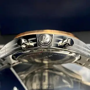 MASERATI 瑪莎拉蒂男錶 46mm 玫瑰金六角形精鋼錶殼 黑色中三針顯示, 雙眼錶面款 R8873627004