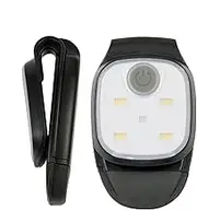 Running Light Clip - 5 LED USB Charging Multifunctional Portable Long Lasting Lamp | Warning Flashing Gear, High Visibility Accessories for Outdoor Adventure