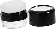 EXQUIMEUBLE Refillable Makeup Powder Container Portable Blusher Jar with Lid for Daily Use Travel Friendly Cosmetic Storage for Powder and Makeup Essentials