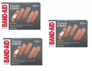 Band-Aid Tough Strips Adhesive Bandages 60 Counts X 3 Packs