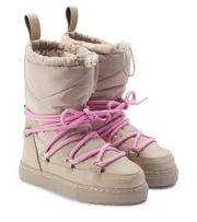 [Inuikii Kids] Inuikii Kids Technical High snow boots UK 4 beige